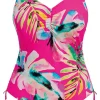 Badpak V-neck Fantasie Carabelita Peony
