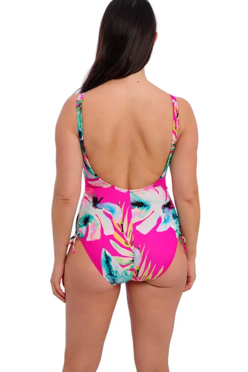 Badpak V-neck Fantasie Carabelita Peony