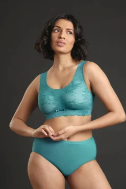 Bralette Anita Essential Lace Light Smaragd