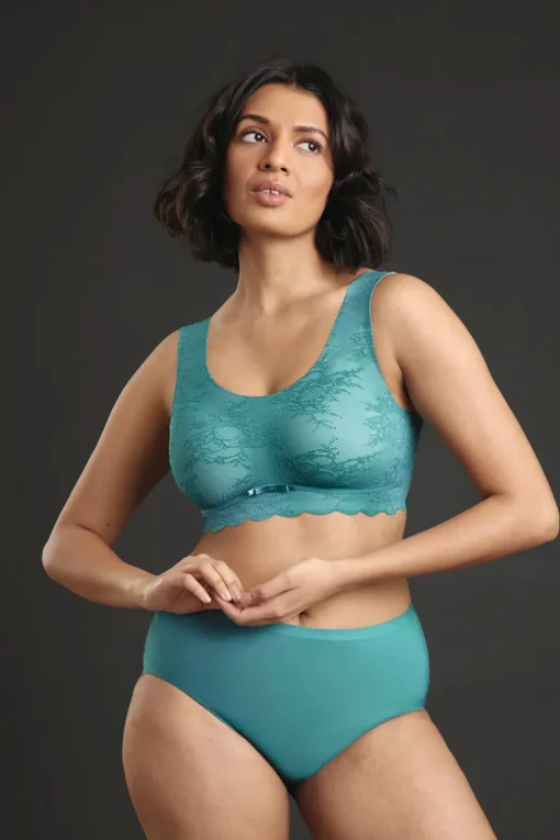 Bralette Anita Essential Lace Light Smaragd