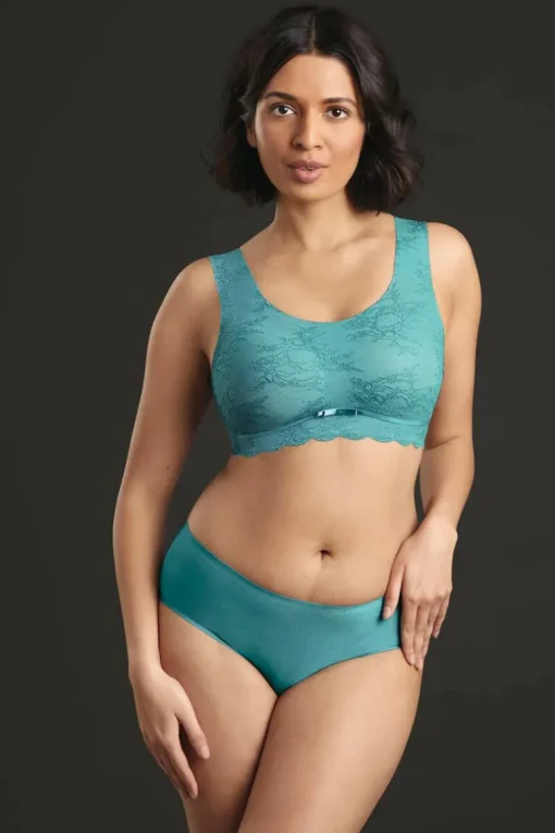 Bralette Anita Essential Lace Light Smaragd