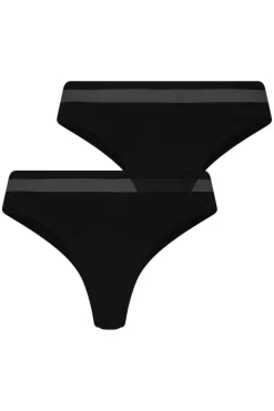 Brazilian String RJ Allure Las Vegas 2-PCK Black