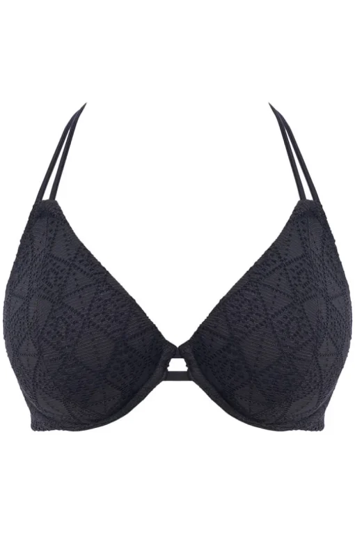 Halter bikini top Freya Nomad Nights Black
