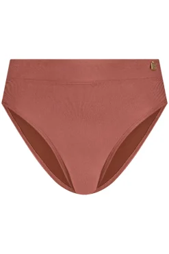 High waist bikinislip Beachlife Chocolate Shine
