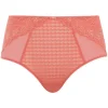 High waist brazilian Panache Envy Terracotta