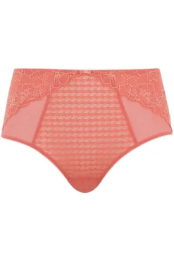 High waist brazilian Panache Envy Terracotta