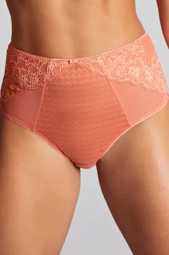 High waist brazilian Panache Envy Terracotta