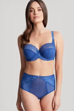 High waist brazilian Panache Envy Sapphire