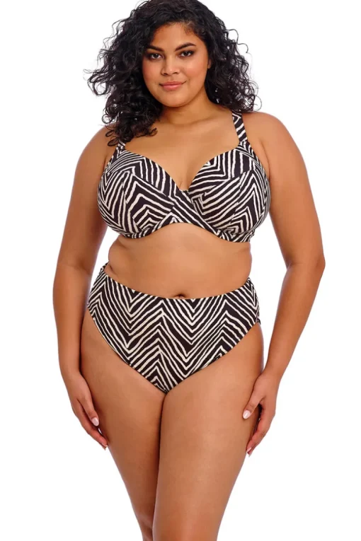 Hoge bikinislip Elomi Fiji Falls Black