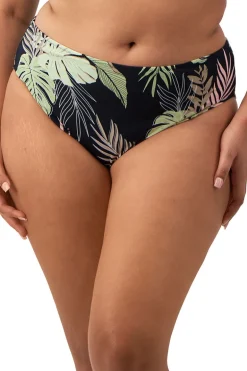 Hoge bikinislip Elomi Tropical Retreat Black