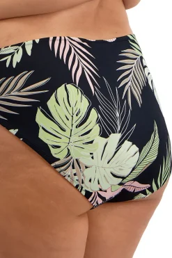 Hoge bikinislip Elomi Tropical Retreat Black