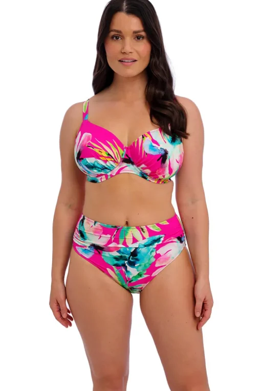 Hoge bikinislip Fantasie Carabelita Peony
