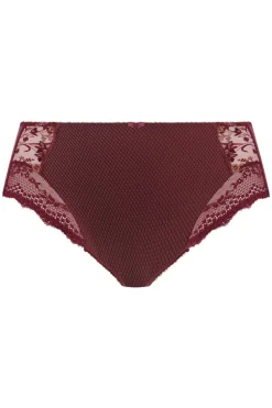 Hoge slip Elomi Charley Aubergine bloem