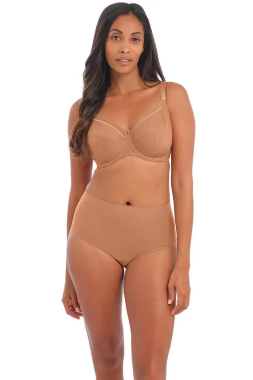 Hoge taille slip Fantasie Smoothease Cinnamon
