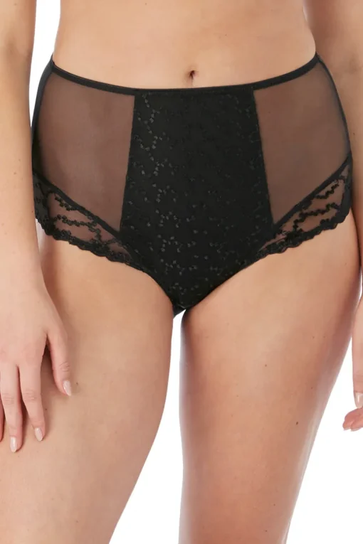 Hoge taille slip Fantasie Ana zwart