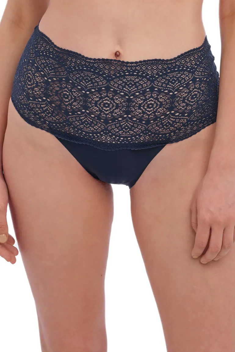 Hoge taille slip Fantasie Lace Ease Navy