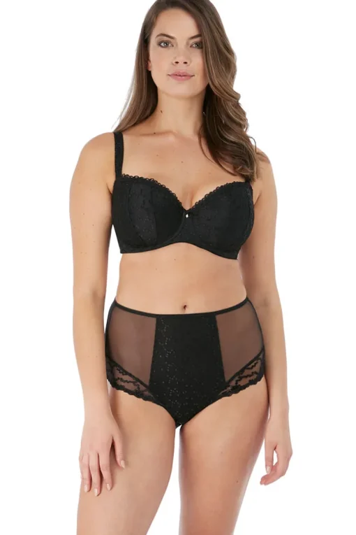Hoge taille slip Fantasie Ana zwart