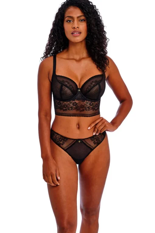 Longline BH Freya Sydnie Black