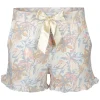 Pyjama short Charlie Choe Ruffle Off White Bloemen