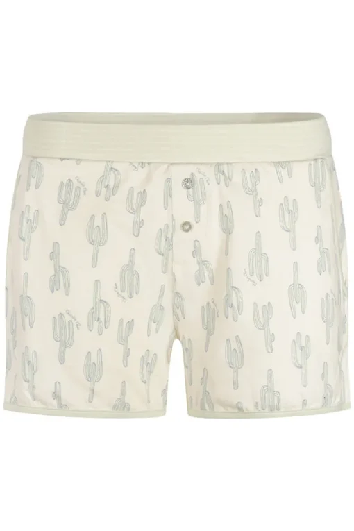 Pyjama short Charlie Choe Cactus Licht Groen