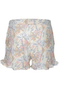 Pyjama short Charlie Choe Ruffle Off White Bloemen