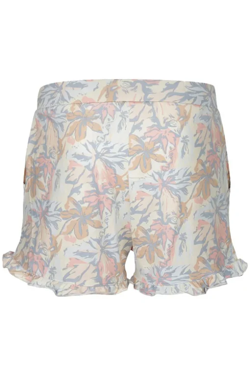 Pyjama short Charlie Choe Ruffle Off White Bloemen