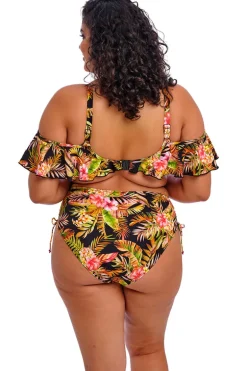 Ruffle bikinitop Elomi Tiger Valley Black