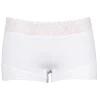 Short Lace RJ Pure Color Bordeaux White