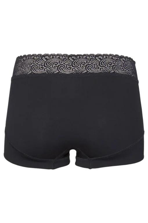 Short Lace RJ Pure Color Bordeaux Black