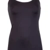 Spaghetti top RJ Pure Color Grenoble Black