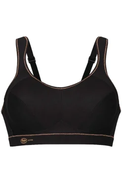 Sport BH Extreme Control Anita Black/Gold 5527