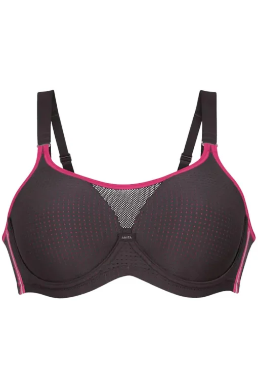 Sport BH Performance Wire X Anita Antraciet/Pink 5599