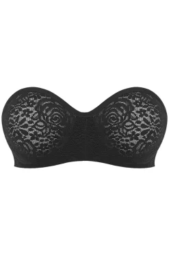 Strapless BH Wacoal Halo Lace Black