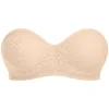 Strapless BH Wacoal Halo Lace Nude