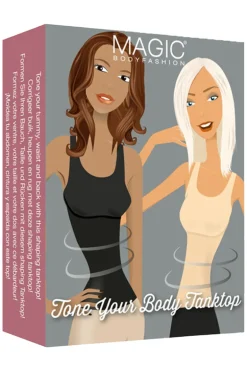 Tone Your Body Tanktop MAGIC Bodyfashion Cappuccino