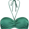 Voorgevormde bandeau bikini top Cyell Treasure Green