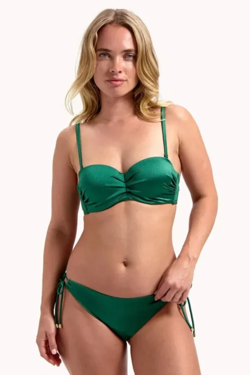 Voorgevormde bandeau bikini top Cyell Treasure Green