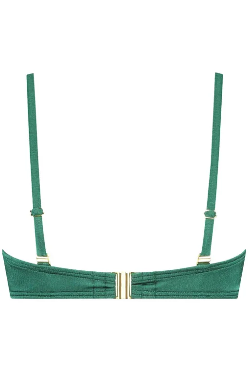 Voorgevormde bandeau bikini top Cyell Treasure Green