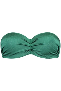 Voorgevormde bandeau bikini top Cyell Treasure Green