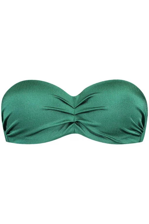 Voorgevormde bandeau bikini top Cyell Treasure Green