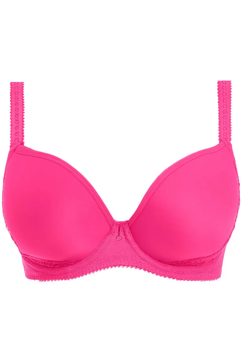 Voorgevormde plunge BH Freya Fascinate Hot Pink