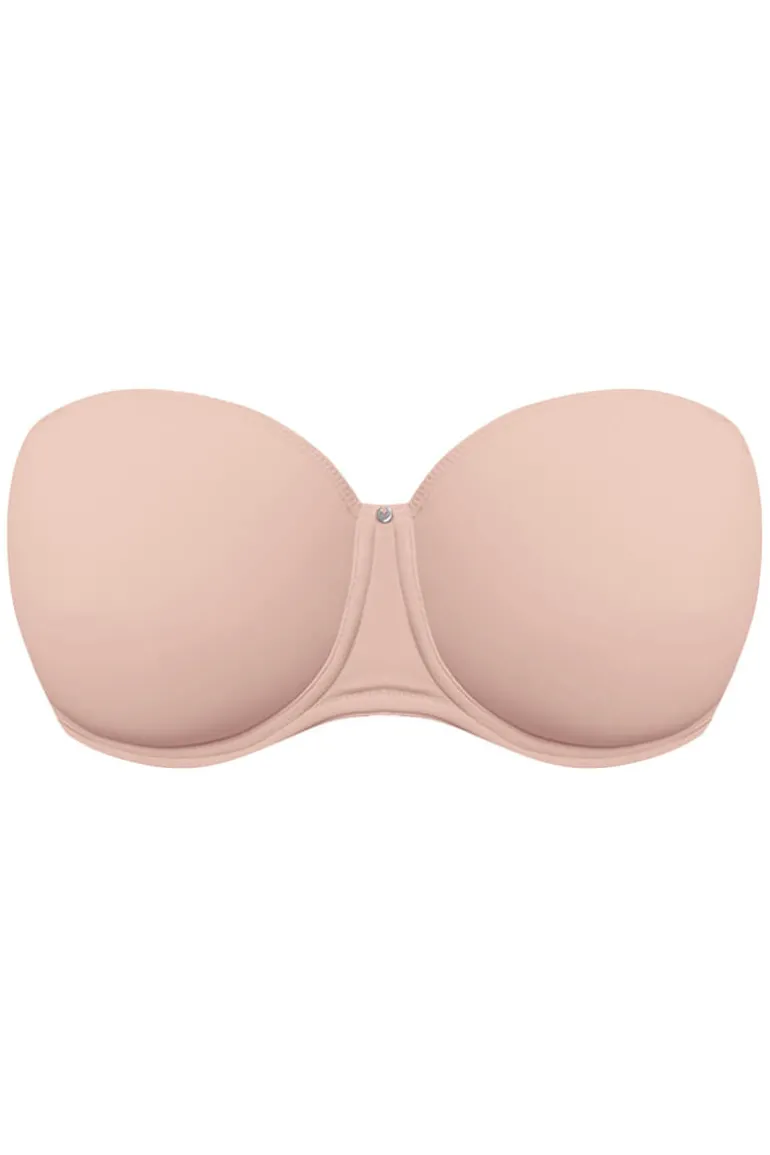 Voorgevormde strapless BH Fantasie Aura Natural Beige